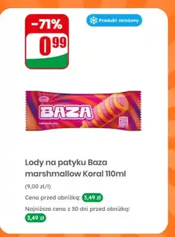 Dino Lody na patyku Koral Baza Marshmallow oferta