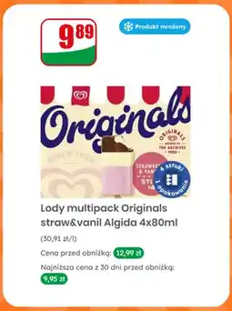 Dino Lody multipack Originals straw&vanil Algida 4-pak oferta