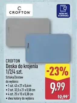 ALDI Deska do krojenia Crofton oferta
