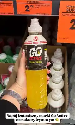 Biedronka Napój izotoniczny Go Active o smaku cytrynowym oferta