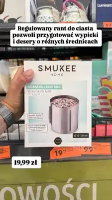 Biedronka Regulowany rant do ciasta Smukee Home oferta