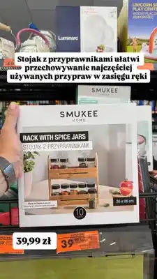 Biedronka Stojak z przyprawnikami Smukee Home oferta