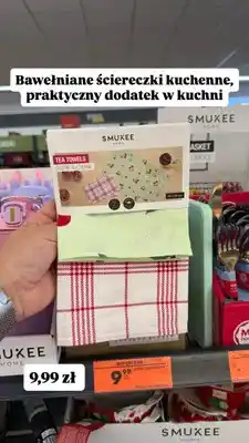 Biedronka Ścierki kuchenne Smukee Home oferta