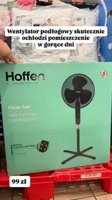 Biedronka Wentylator podłogowy Hoffen oferta