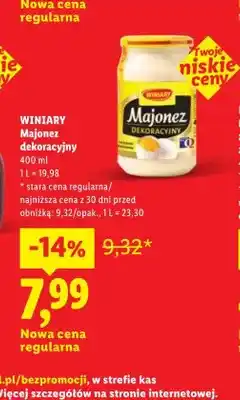 Lidl Majonez Dekoracyjny Winiary oferta