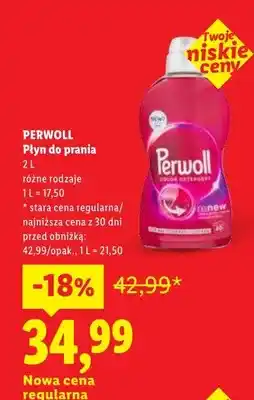 Lidl Płyn do prania Perwoll oferta