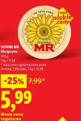 Lidl Margaryna Słynne MR oferta