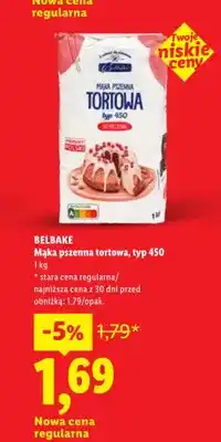 Lidl Mąka pszenna tortowa typ 450 Belbake oferta
