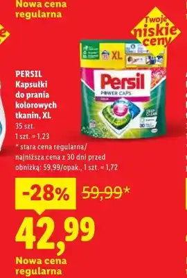 Lidl Kapsułki do prania Persil XL oferta