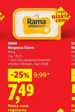 Lidl Margaryna Classic Rama oferta