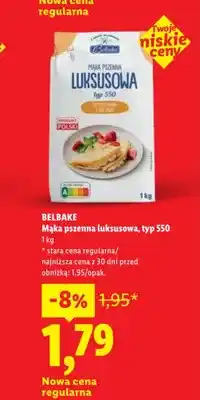 Lidl Mąka pszenna luksusowa typ 550 Belbake oferta