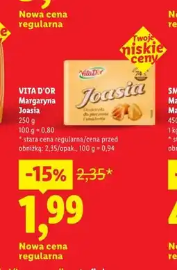 Lidl Margaryna Joasia Vita D'Or oferta