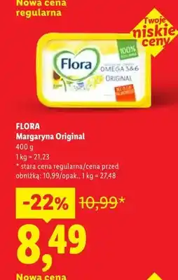 Lidl Margaryna Original Flora oferta