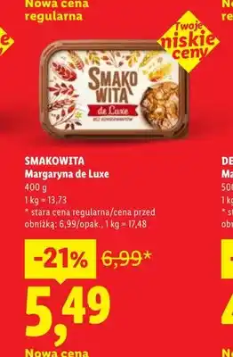 Lidl Margaryna de Luxe Smakowita oferta
