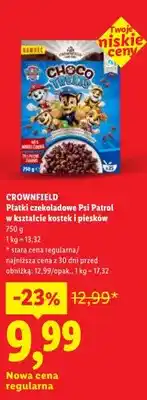 Lidl Płatki czekoladowe Psi Patrol Crownfield oferta