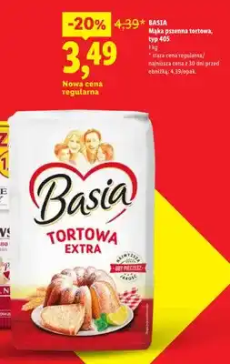 Lidl Mąka pszenna tortowa Basia typ 405 oferta