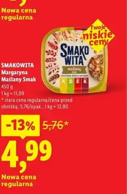 Lidl Margaryna Maślany Smak Smakowita oferta