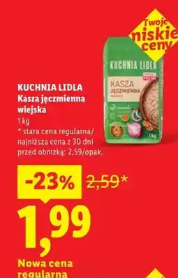 Lidl Kasza jęczmienna wiejska Kuchnia Lidla oferta