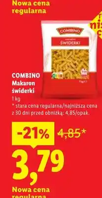 Lidl Makaron świderki Combino oferta
