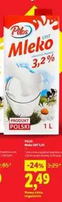 Lidl Mleko UHT Pilos 3,2% oferta