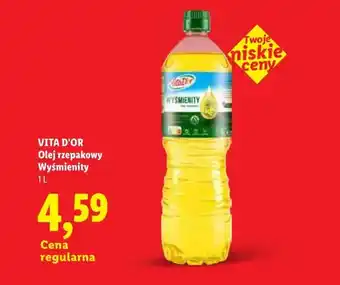 Lidl Olej rzepakowy Wyśmienity Vita D'or oferta