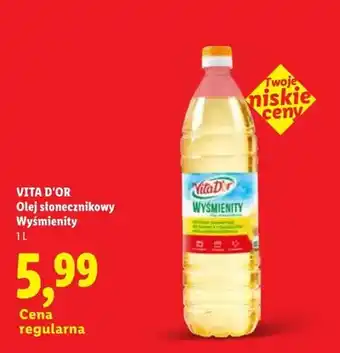 Lidl Olej słonecznikowy Wyśmienity Vita D'or oferta