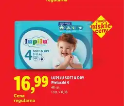 Lidl Pieluszki Lupilu Soft & Dry 4 oferta