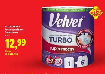 Lidl Ręcznik papierowy Velvet Turbo 3-warstwowy oferta