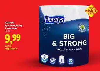 Lidl Ręcznik papierowy Floralys 3-warstwowy Big & Strong oferta