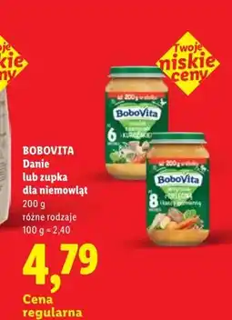 Lidl Danie dla niemowląt BoboVita oferta