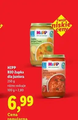 Lidl Zupka dla juniora HiPP BIO oferta