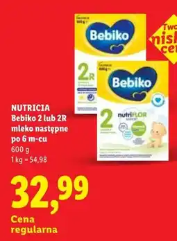 Lidl Mleko następne Bebiko 2R po 6 m-cu oferta