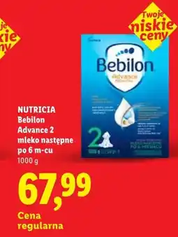 Lidl Mleko następne Bebilon Advance 2 po 6 m-cu oferta