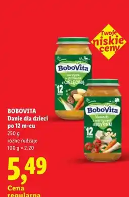 Lidl Danie dla dzieci BoboVita po 12 m-cu oferta