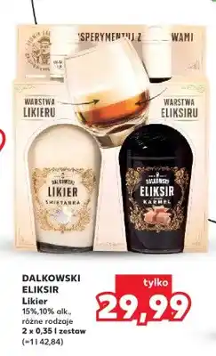 Kaufland Likier Dalkowski Eliksir zestaw 2-pak oferta