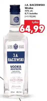 Kaufland Wódka J.A. Baczewski Monopolowa oferta