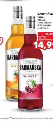 Kaufland Likier Barmańska Wiśnia oferta