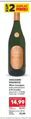 Kaufland Wino musujące białe półwytrawne Voscarini Prosecco oferta