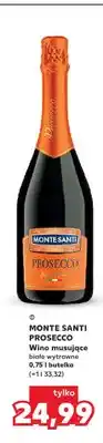 Kaufland Wino musujące Monte Santi Prosecco białe wytrawne oferta