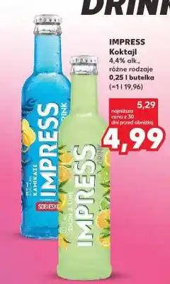 Kaufland Koktajl Impress Sobieski Kamikaze oferta