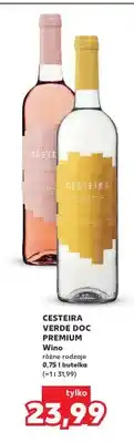 Kaufland Wino Cesteira Verde DOC Premium różowe oferta