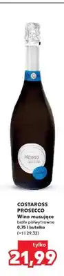 Kaufland Wino musujące Costaross Prosecco białe półwytrawne oferta