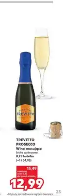 Kaufland Wino musujące białe wytrawne Trevitto Prosecco oferta