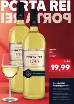 Kaufland Wino Porta Rei 1745 White Medium Dry oferta