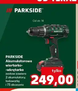 Kaufland Akumulatorowa wiertarko-wkrętarka Parkside oferta