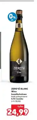 Kaufland Wino bezalkoholowe białe półwytrawne Zero'sì Blanc oferta