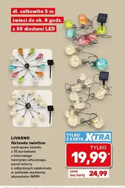 Kaufland Girlanda świetlna solarna Livarno oferta
