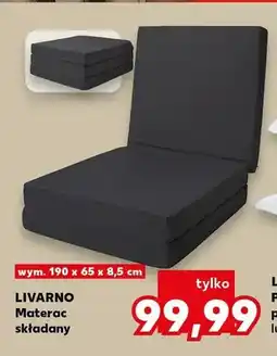 Kaufland Materac składany Livarno 190x65x8,5 cm oferta