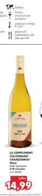 Kaufland Wino Le Compliment Colombard Chardonnay białe wytrawne oferta