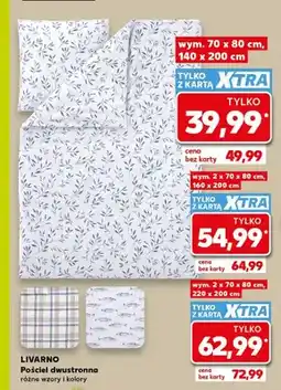 Kaufland Pościel dwustronna Livarno 140x200 cm oferta